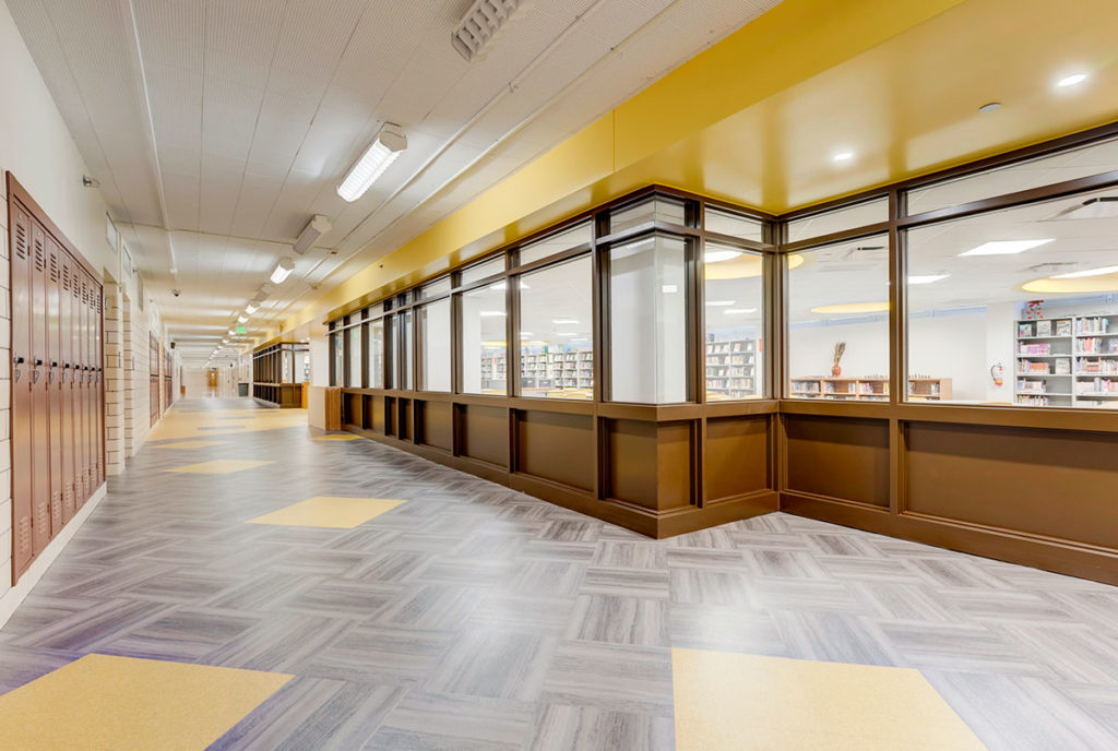 Thomas Jefferson High School Lobby And Library Renovation In Denver CO 