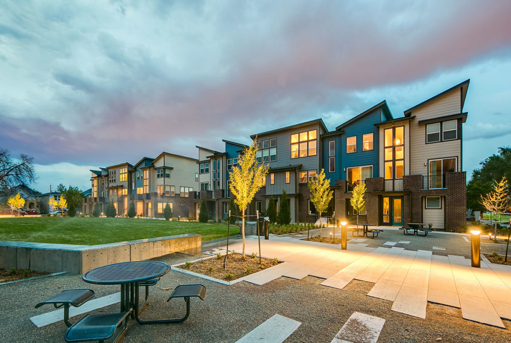 Platt Park North Townhomes in Denver, CO (Pando Holdings) W.E. O'Neil